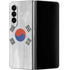 South Korean Flag Distressed Galaxy Z Fold4 5G Skin